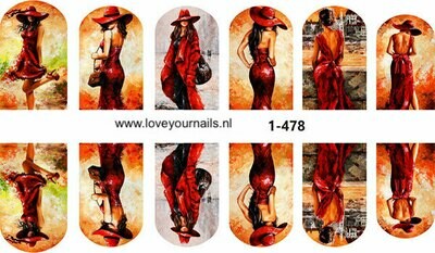 Lady in red 1-478w