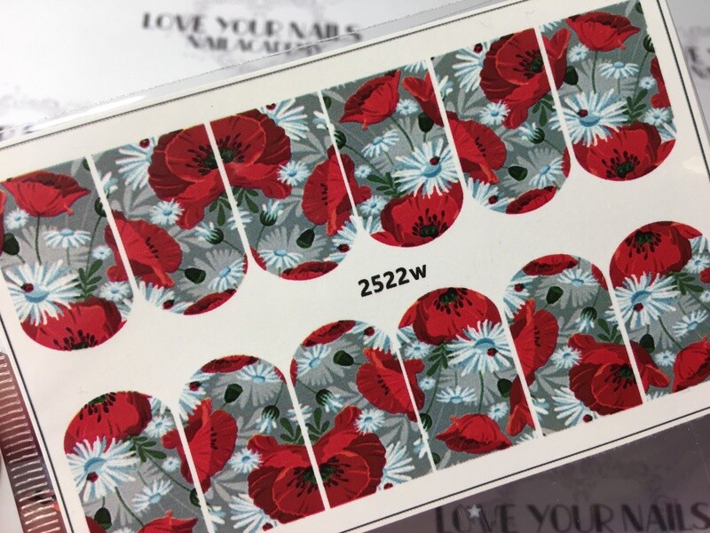 Bloemen klaprozen 2522w