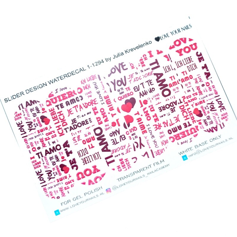 Tiamo. I love you 1-1294
