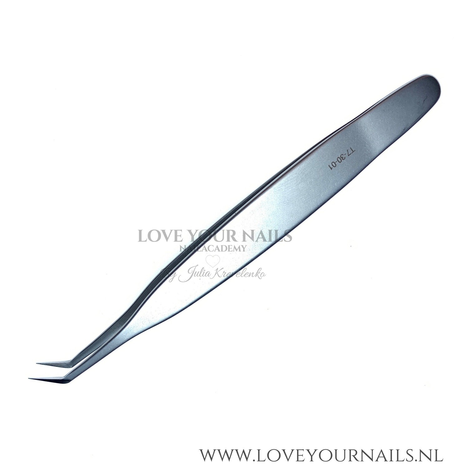 Professional eyelash tweezer expert 40 type 1 (L-shaped 50&#39;)