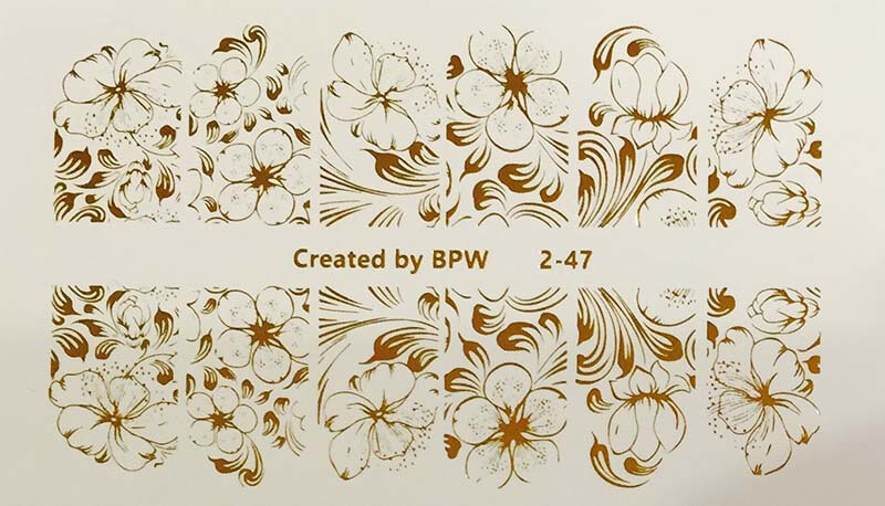 Bloemen 2-47 goud