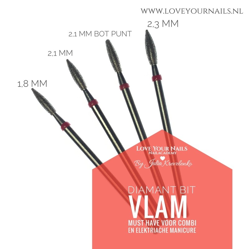 Diamant freesbit - VLAM- Zacht