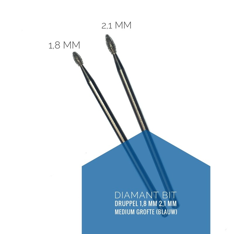 Diamant freesbit veilig druppel - medium
