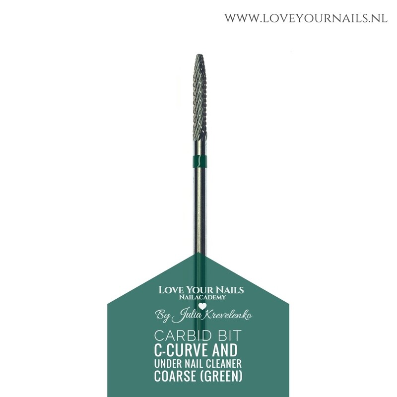 Hardmetaal carbid C-curve bit