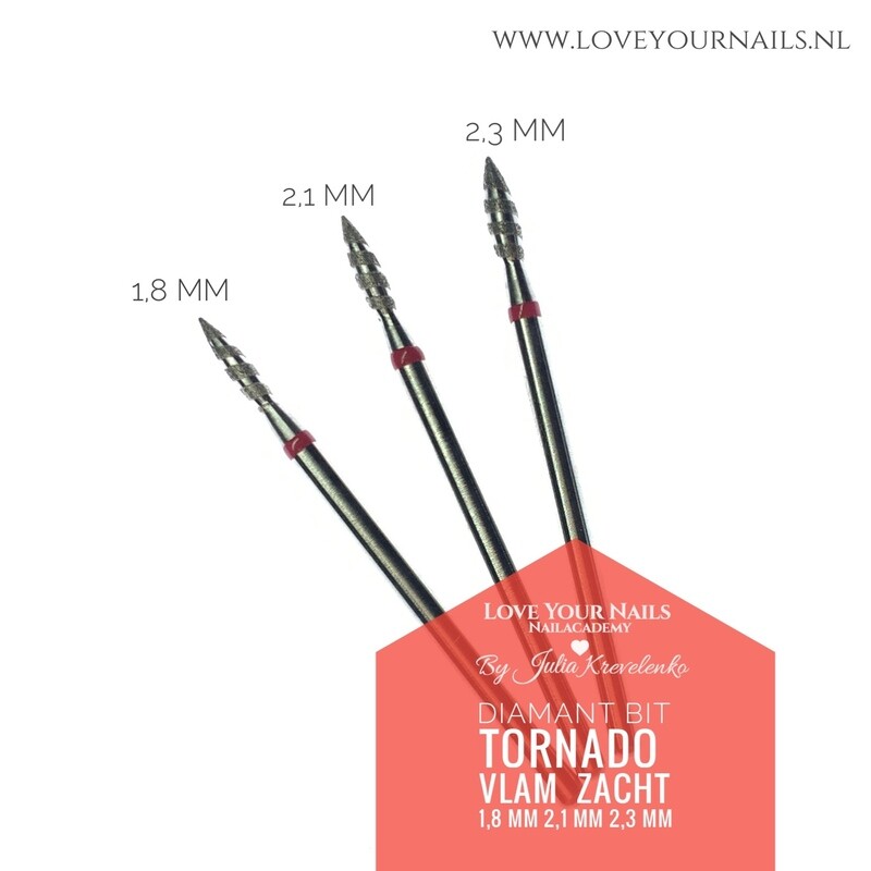 Diamant frees bit Vlam Tornado - zacht