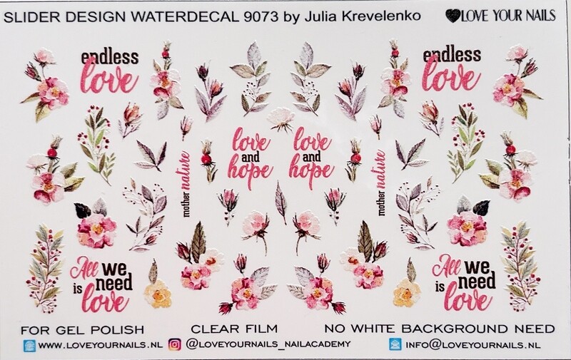 all we need is love  bloemen en takjes 9073.