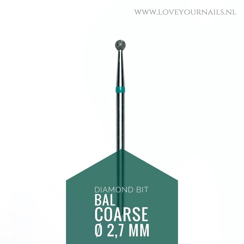 Diamant frees bit Bal - grof- 2.7 mm