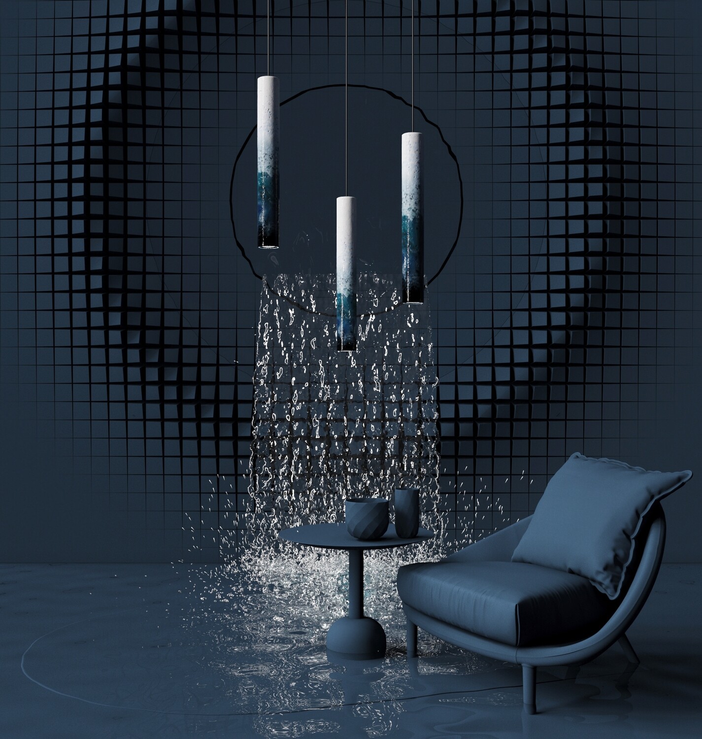 Lamps WATER line /natural elements/