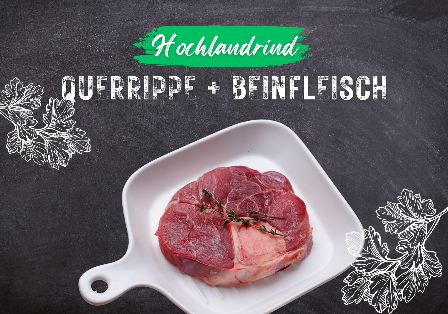 Querrippe + Beinscheibe (~450g)