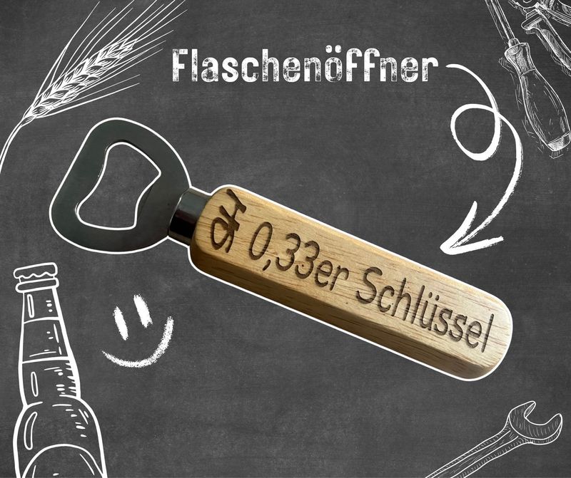 Flaschenöffner „0,33er Schlüssel“ Flaschenöffner „0,33er Schlüssel“
