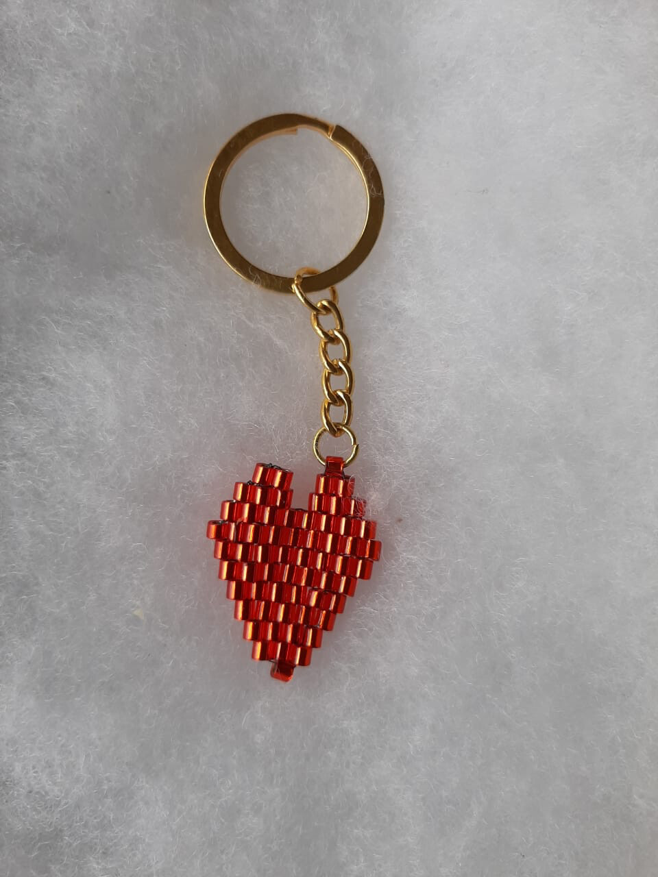 Beaded Key Ring