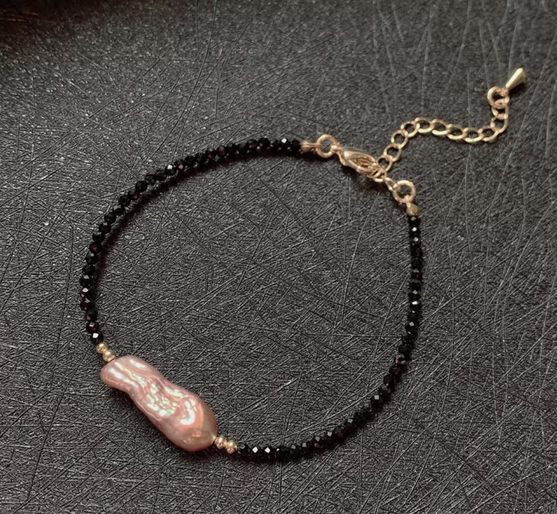 Crystal Bracelet With Pearl