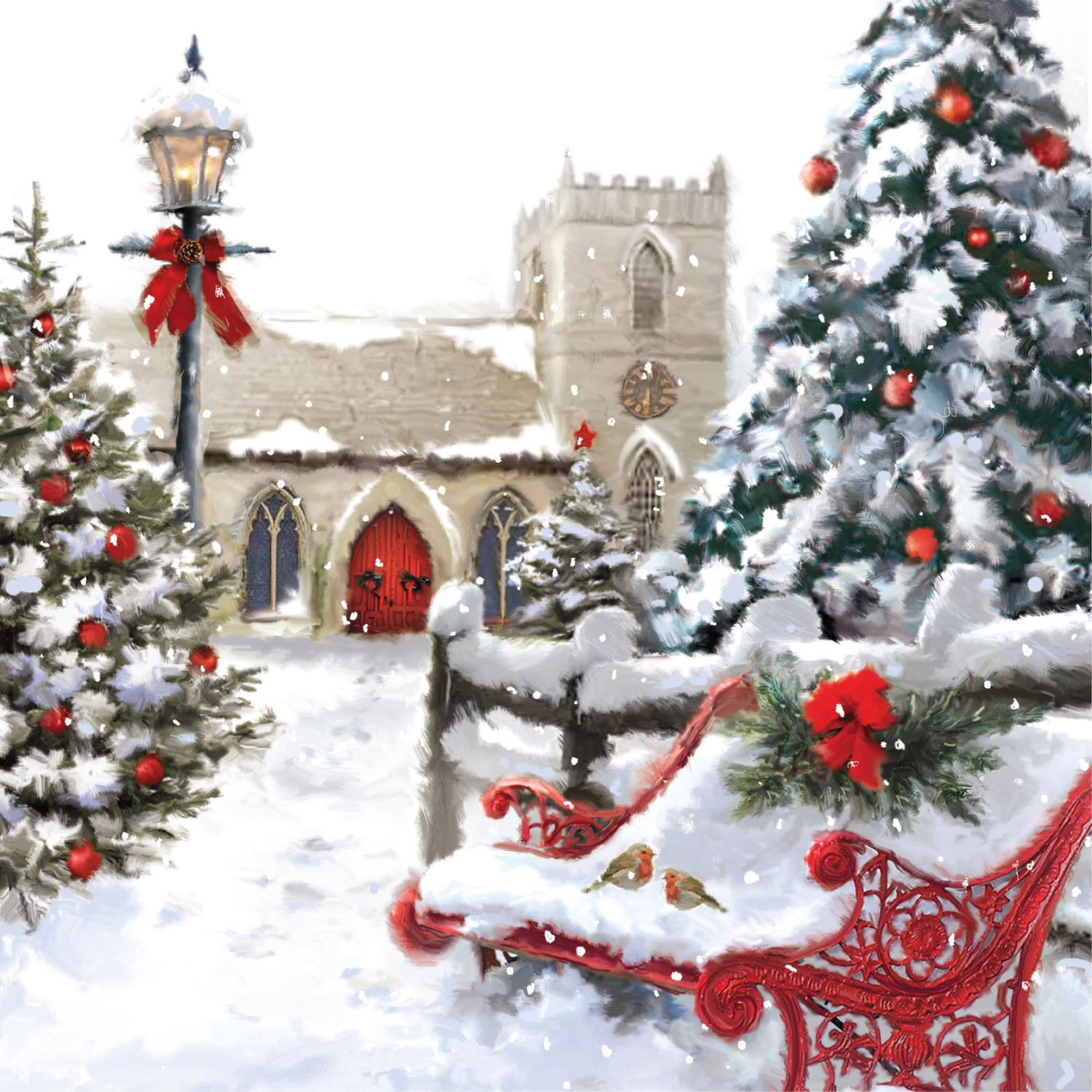 13: Twin Pack 3. Present Sleigh &amp; Christmas Churchyard