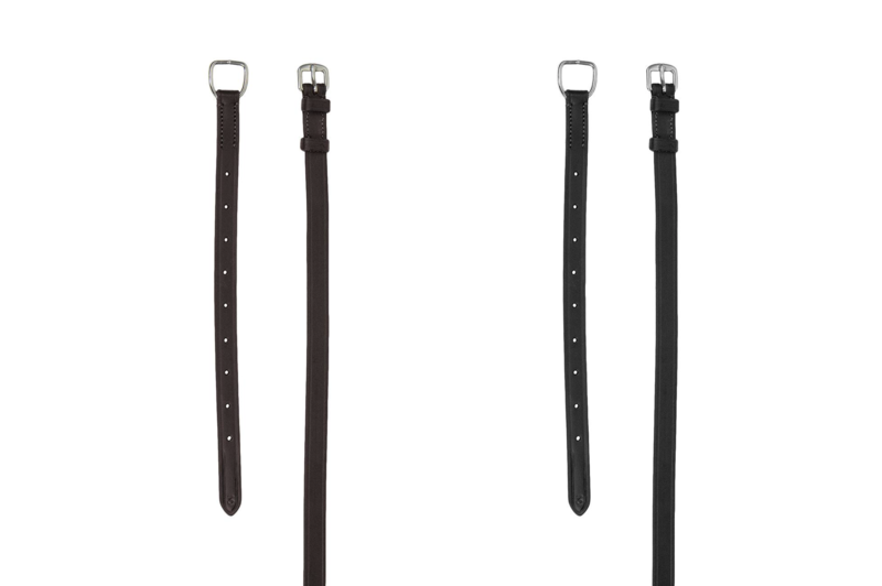 PS of Sweden Keelriem plat met donkere stiksels