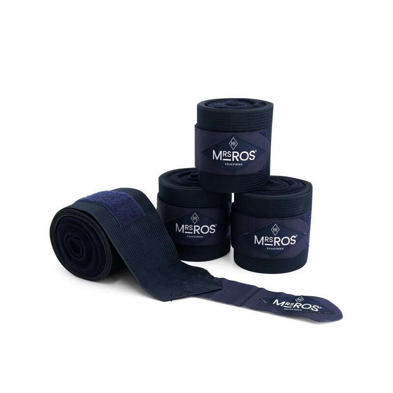 Mrs Ros Technical Polo Bandages - True Navy