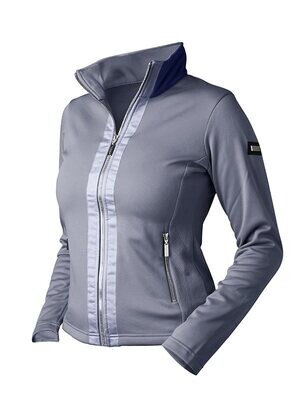 Equestrian Stockholm Fleece Jacket - Crystal Grey