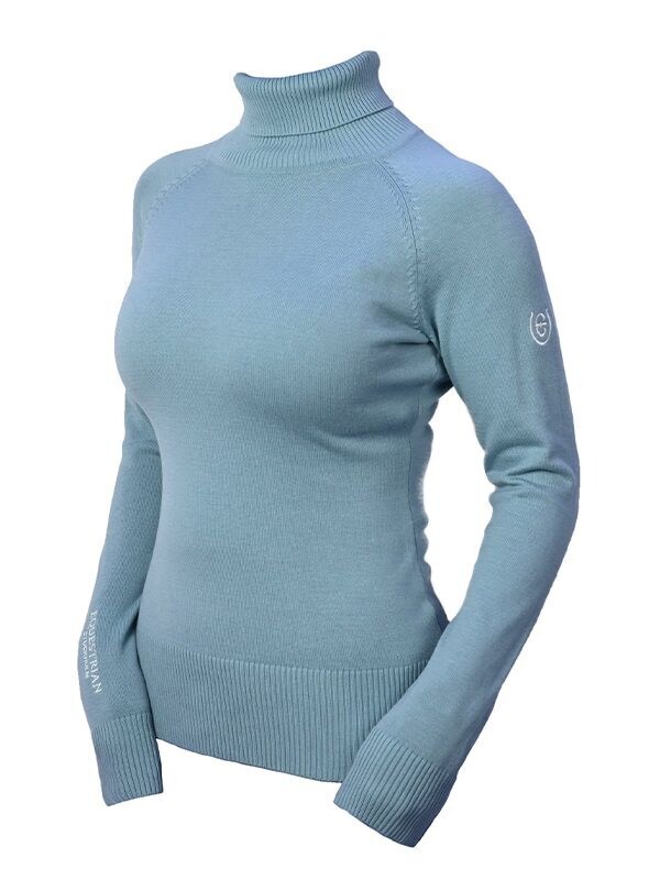Equestrian Stockholm Knitted top - Steel Blue