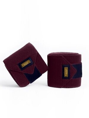 Equestrian Stockholm Bandages - Purple Gold