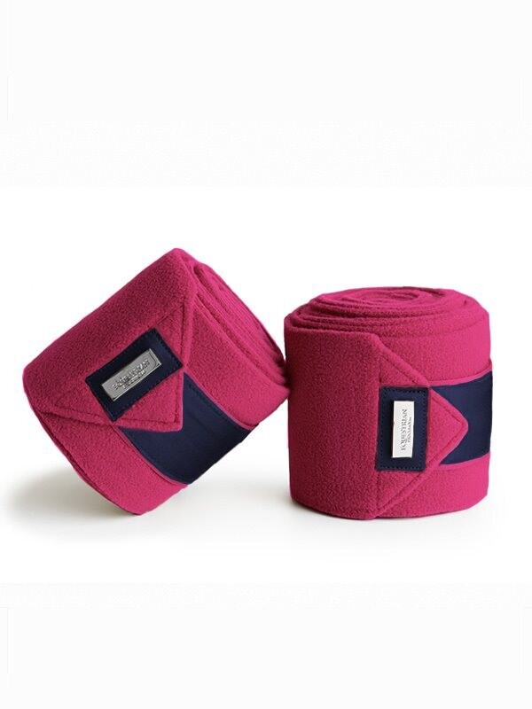Equestrian Stockholm Bandages - Faded Fuchsia Pink