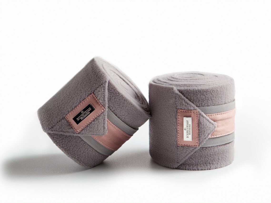 Equestrian Stockholm Bandages - Dusty Pink