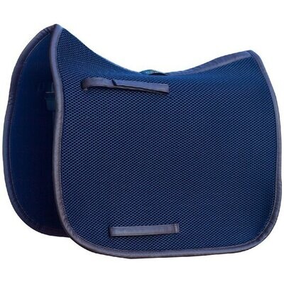 Cal Rei Dressuur Zadeldekje - Topacio Navy - brown