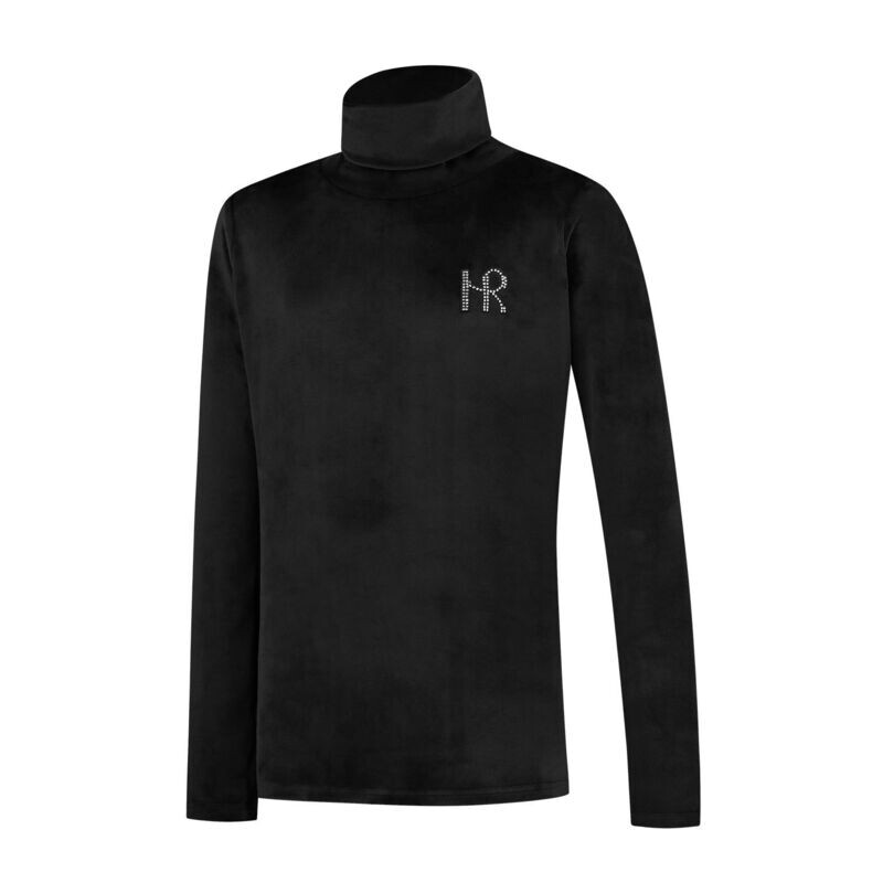 Mrs Ros Training Velvet Top - Couture Limited Edition Black