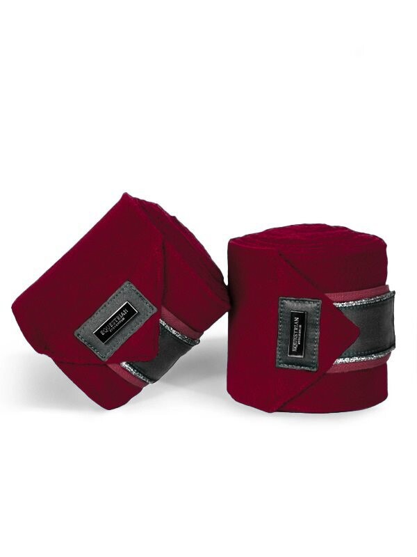 Equestrian Stockholm Bandages - Dark Bordeaux