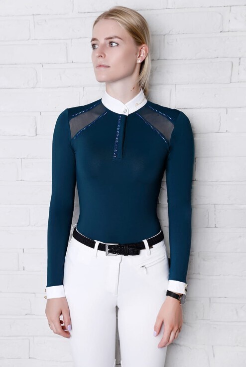 Fleur de Lys Wedstrijdshirt - Poppy Emerald Green