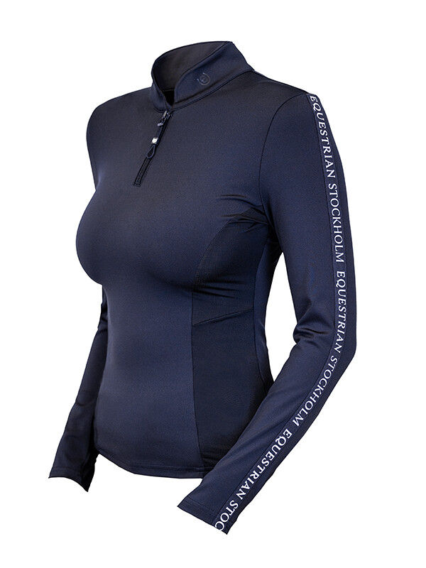 Equestrian Stockholm Power Top - Modern Tech Navy