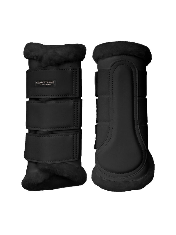 Equestrian Stockholm Beenbeschermers - Black Edition
