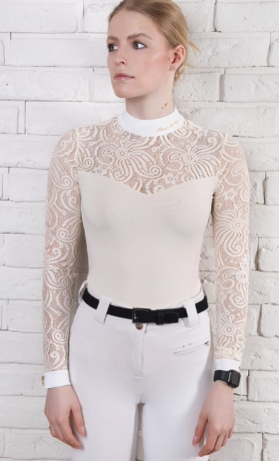 Fleur de Lys Wedstrijdshirt - Cristall Cream