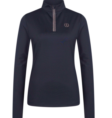 Imperial Riding - Fleece Tech Top Navy