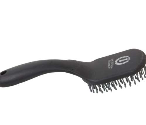 Imperial Riding - Staart&amp;Manen borstel Boomerang, Kleuren: Black