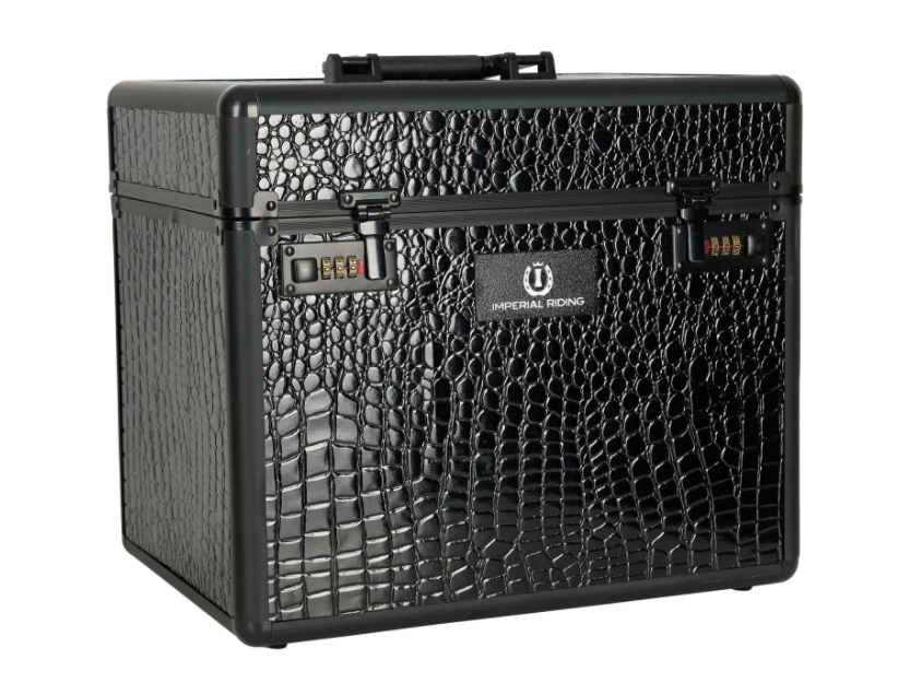 Imperial Riding - Grooming Box Black Croco