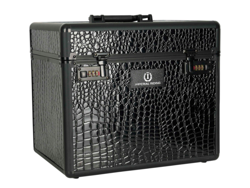 Imperial Riding - Grooming Box Black Croco