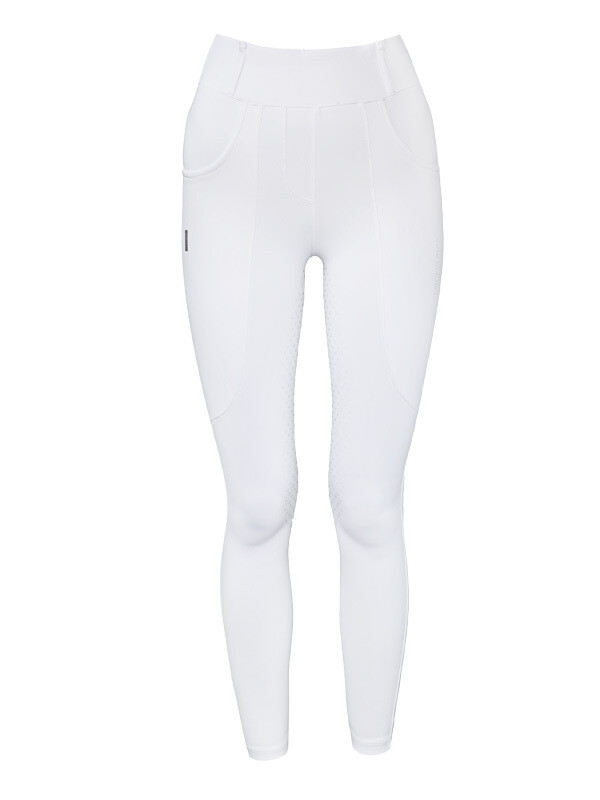 Equestrian Stockholm Compressie rijbroek - Dramatic Monday - White