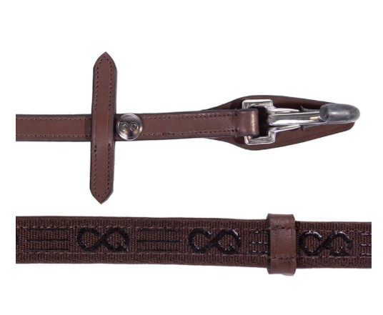 Presteq - Teugel FayRein met clip Brown