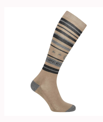 Imperial Riding - Sokken Stripy Cappuccino