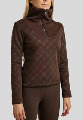 Montar - Molara Sweater All Over Print Brown FW&#39;24