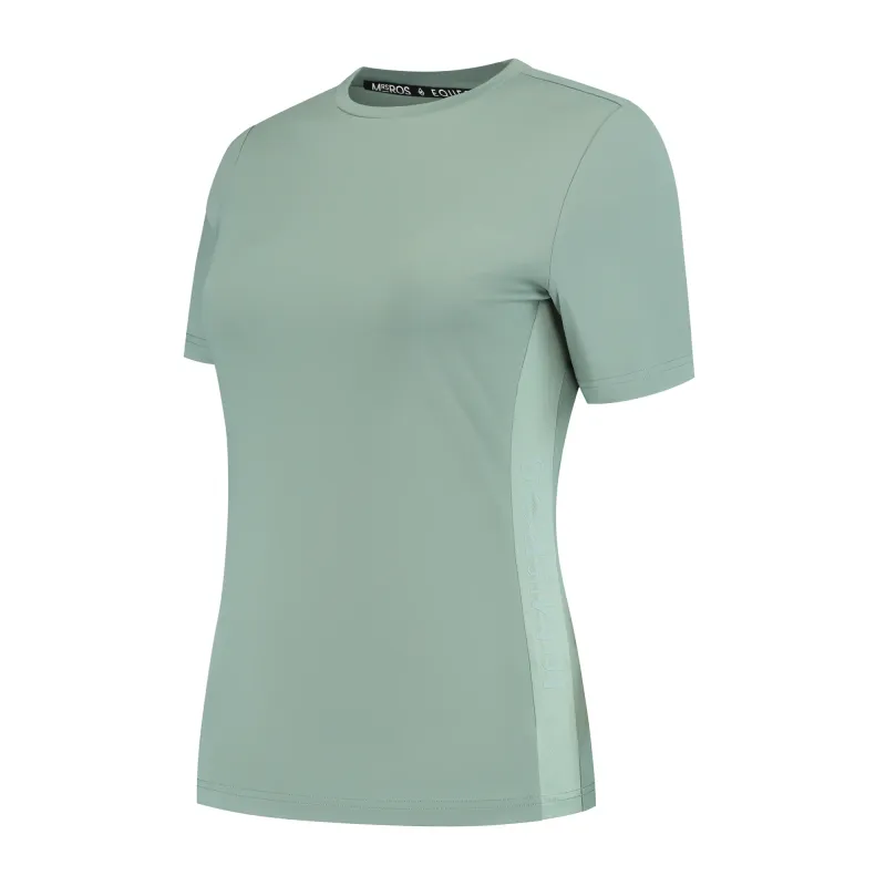 Mrs Ros Short Sleeve Training Top Green – Lavender Fields