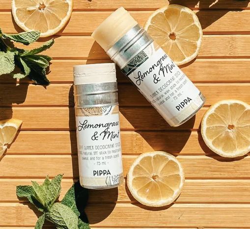 PIPPA Lemongrass &amp; Mint SPF Summer Deodorant Stick