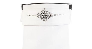 ANKY® Plastron Luminous - Wit/zwart