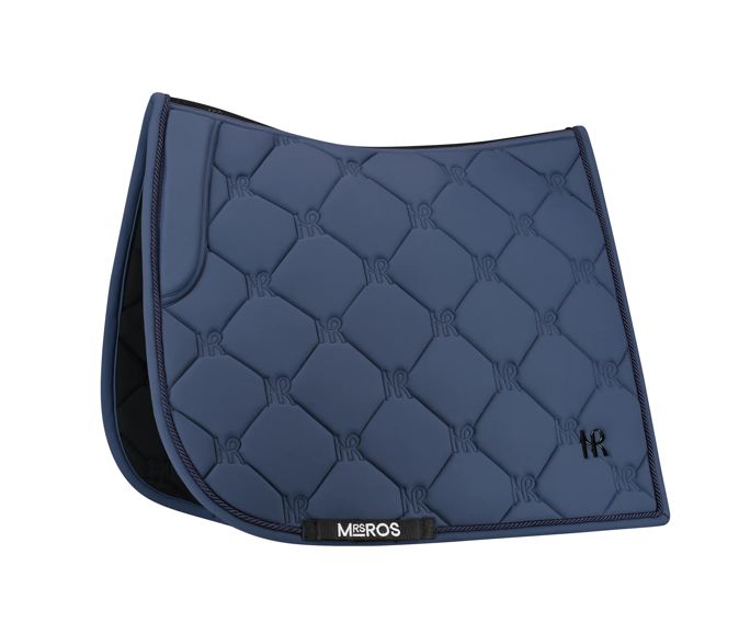 Mrs Ros ICONIC Dressuur Zadeldekje - Navy
