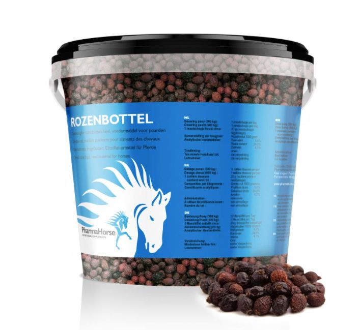 Pharmahorse - Rozenbottel 1000gram Pharmahorse - Rozenbottel 1000gram