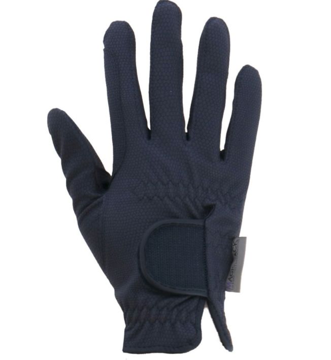 Hauke Schmidt Rijhandschoen - A touch MagicTack Navy