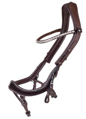 Presteq - Hoofdstel FaySport Glitter Bruin