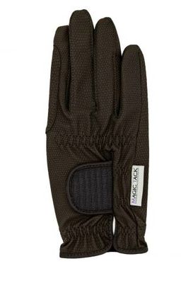 Hauke Schmidt Rijhandschoen - A touch MagicTack Dark Brown