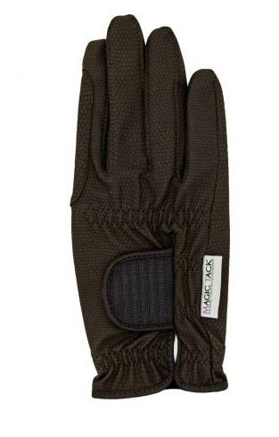 Hauke Schmidt Rijhandschoen - A touch MagicTack Dark Brown