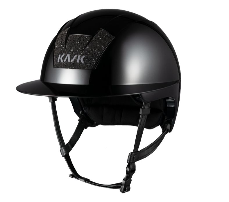 Kask Kooki Lady Glossy - Black Swarovski