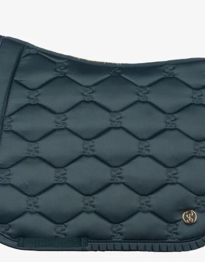 PS of Sweden Dressuur Zadeldekje - Ruffle Midnight Green